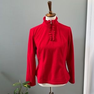 Gently Loved Coldwater Creek 3/4 Zip Fleece.